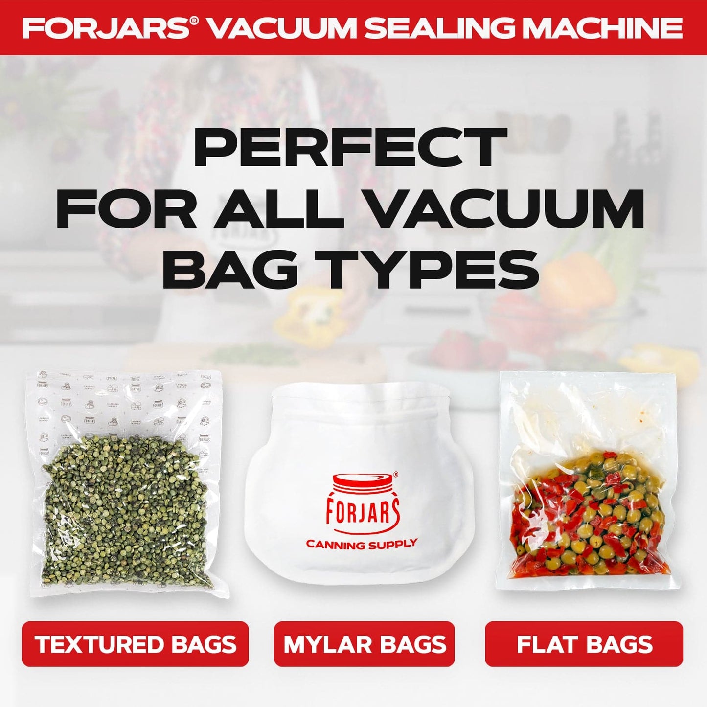 Forjars® Vacuum Sealer PRO Machine