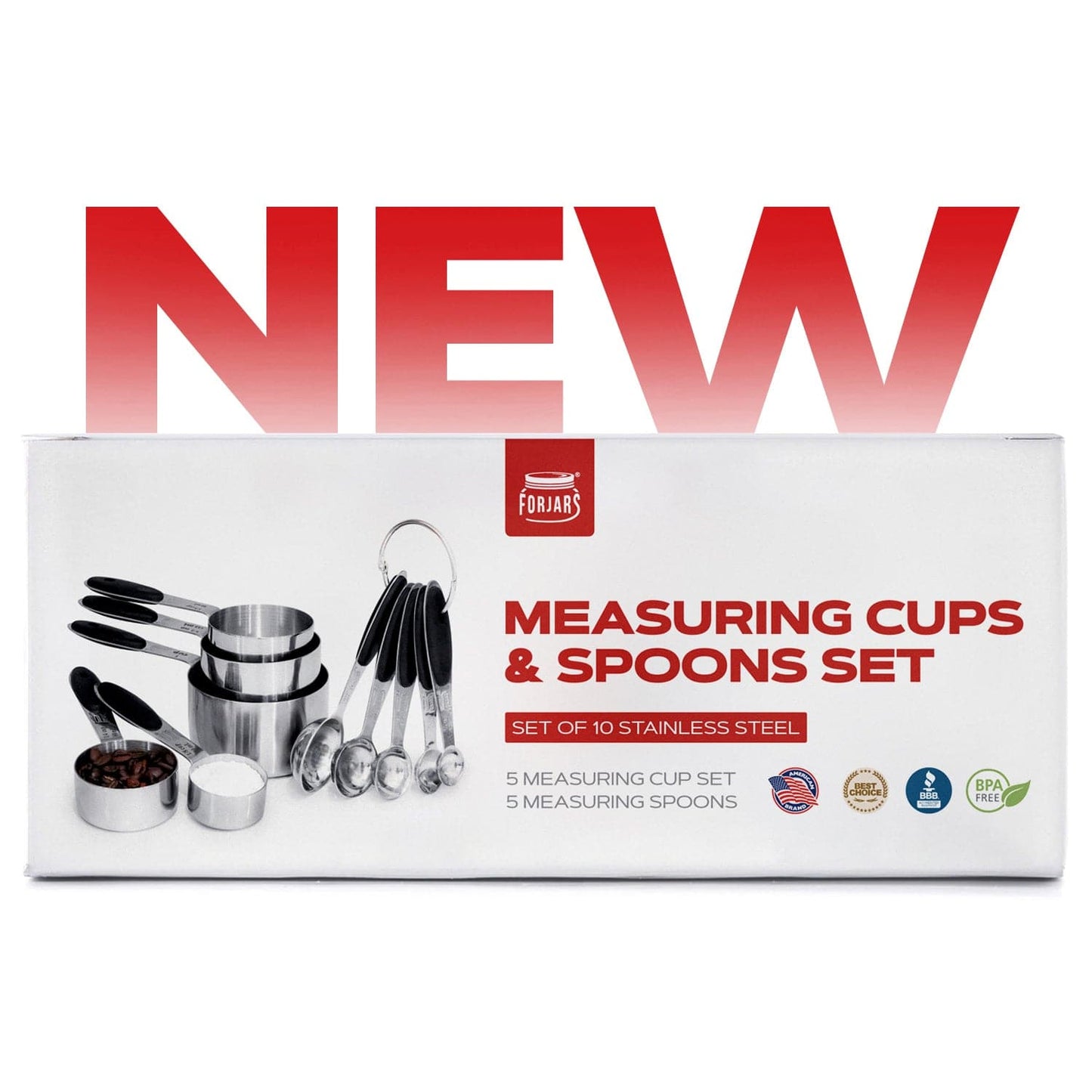Forjars® - Measuring cups & spoons set
