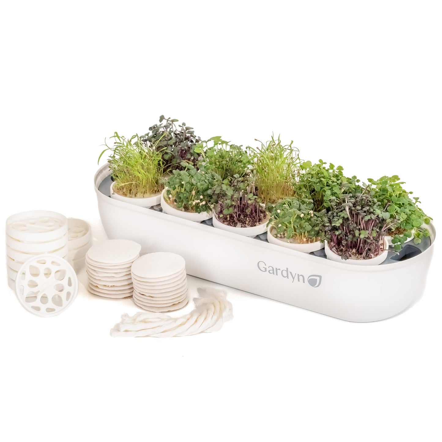 GARDYN Complete Microgreens Growing Kit - Indoor Herb Garden - Indoor Hydroponics Growing System Kit Nursery Seed