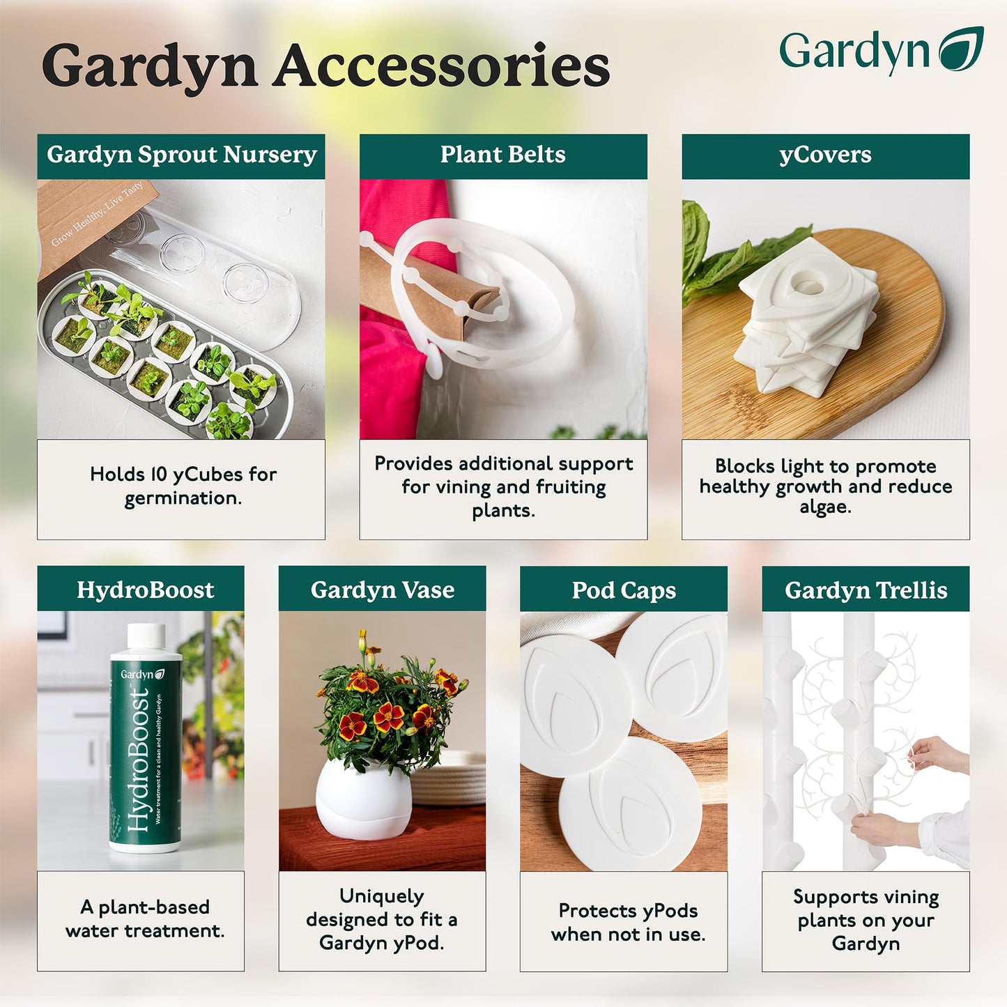 GARDYN Complete Microgreens Growing Kit - Indoor Herb Garden - Indoor Hydroponics Growing System Kit Nursery Seed