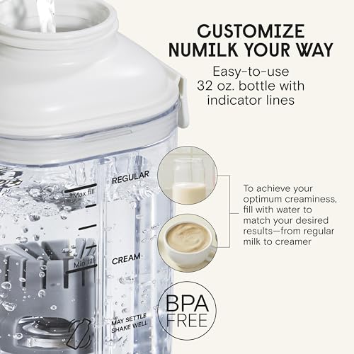 Numilk® Home Machine - 32oz Nut Milk Maker - Plant-Based Milk in 60 Seconds - As Seen on Shark Tank - Compatible