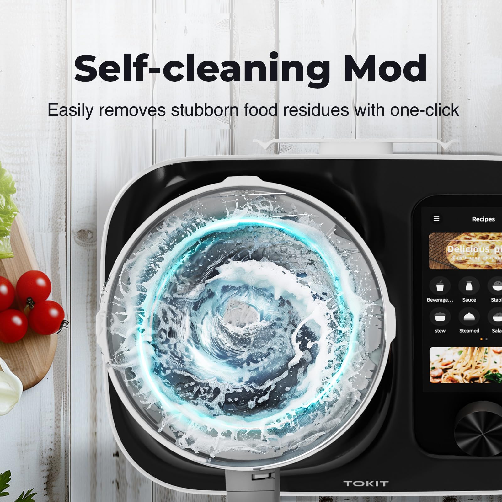 TOKIT Omni Cook C2 Chef Robot Smart Cooking Machine - Slow Cooker Stand Mixer Chopper Juicer Blender Sous-Vide Knead