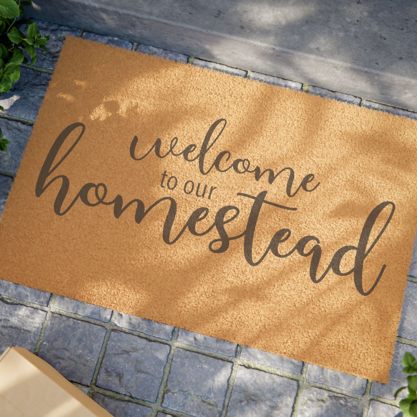 Welcome To Our Homestead Doormat - 24’’ x 16’’ - Home Decor