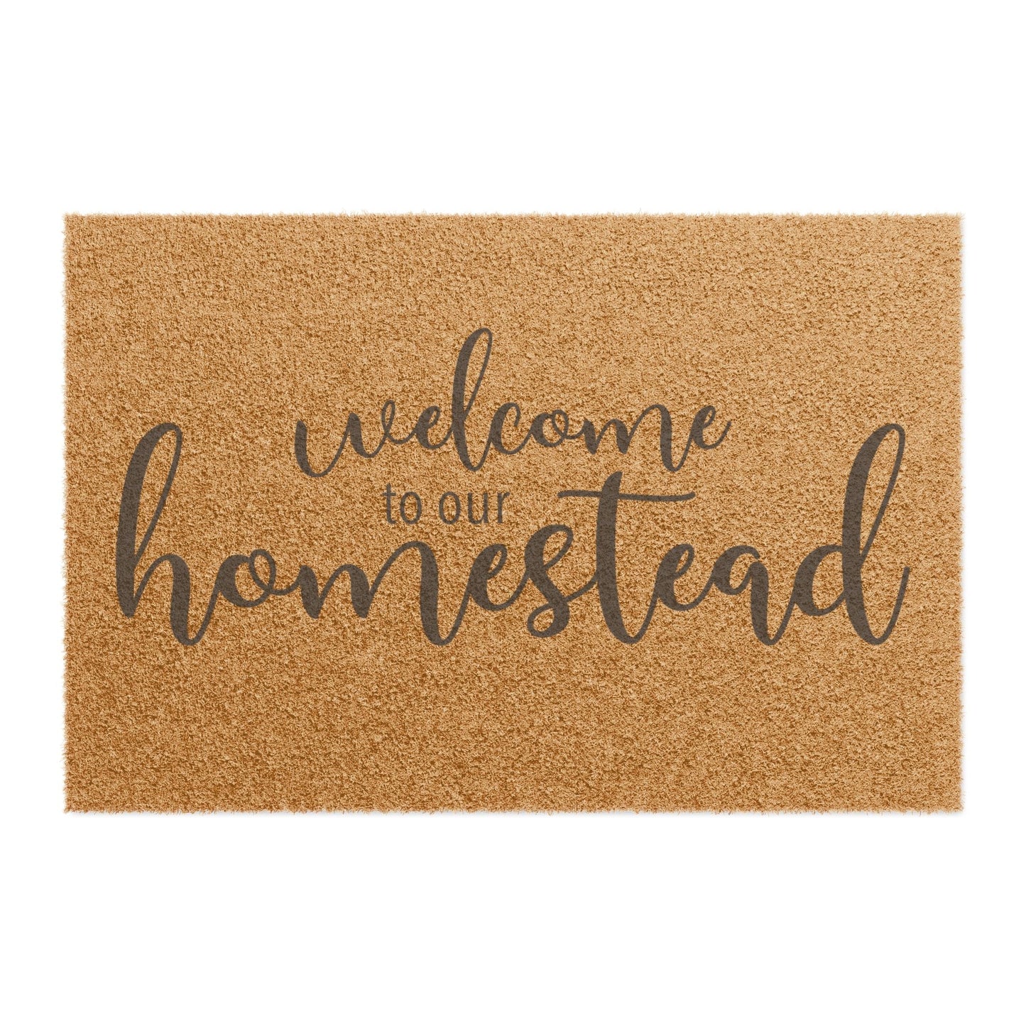 Welcome To Our Homestead Doormat - 24’’ x 16’’ - Home Decor