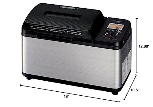 Zojirushi BB-PDC20BA Home Bakery Virtuoso Plus Breadmaker 2 lb. loaf of bread