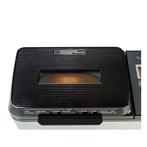 Zojirushi BB-PDC20BA Home Bakery Virtuoso Plus Breadmaker 2 lb. loaf of bread