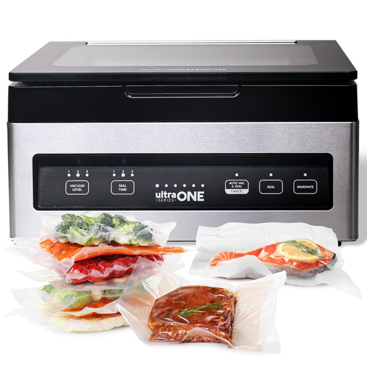 Chamber Vacuum Sealer Machine USV1 Ultra SeriesONE Food Sealer for Wet Foods Meat Sealers Packing Machine Compact