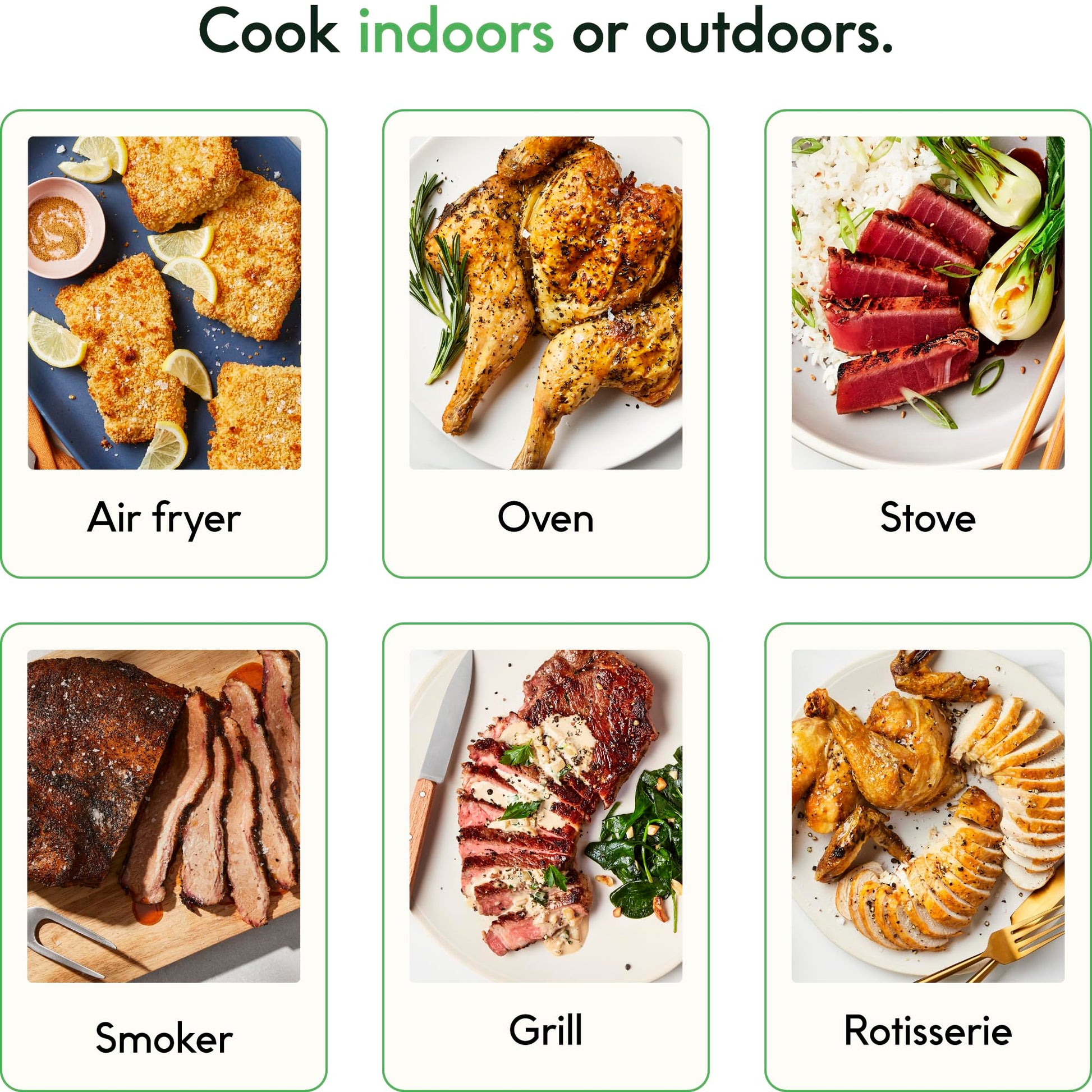 CHEF iQ Sense Smart Wireless Meat Thermometer with 3 Ultra-Thin Probes Unlimited Range Bluetooth Meat Thermometer