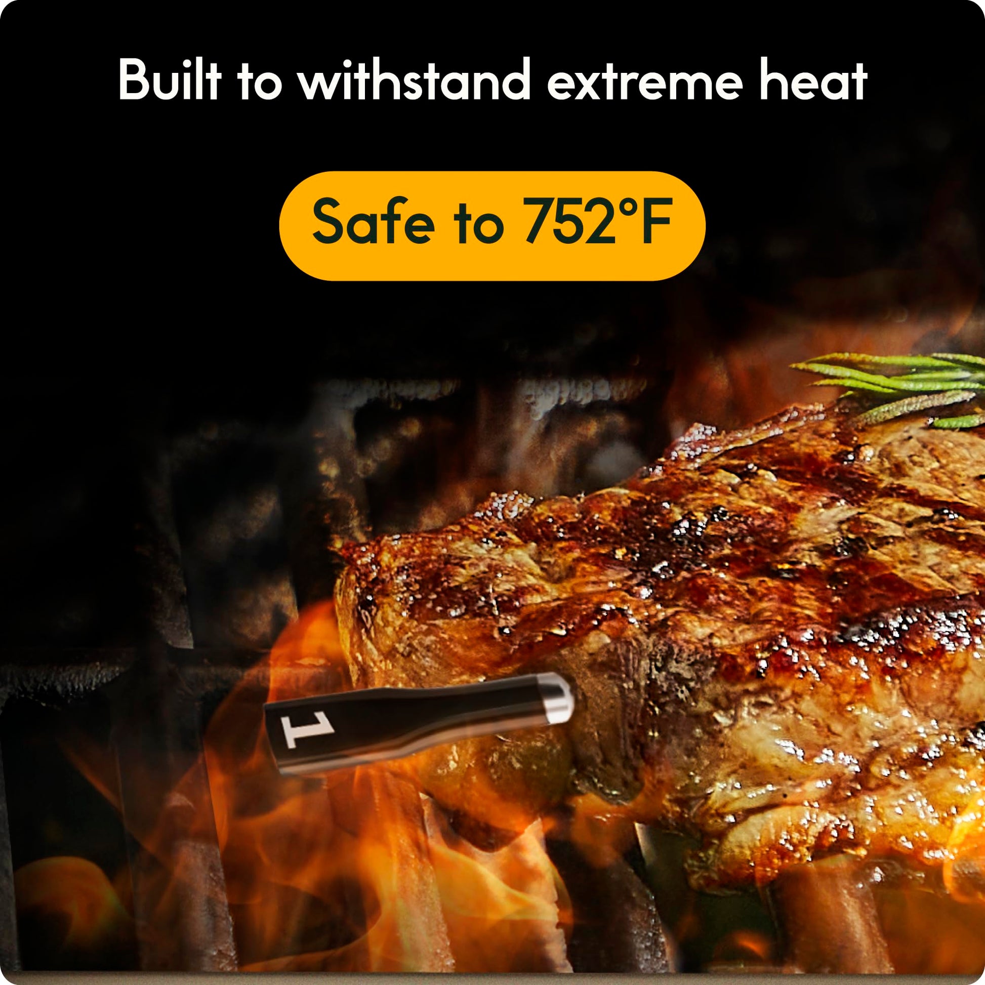 CHEF iQ Sense Smart Wireless Meat Thermometer with 3 Ultra-Thin Probes Unlimited Range Bluetooth Meat Thermometer