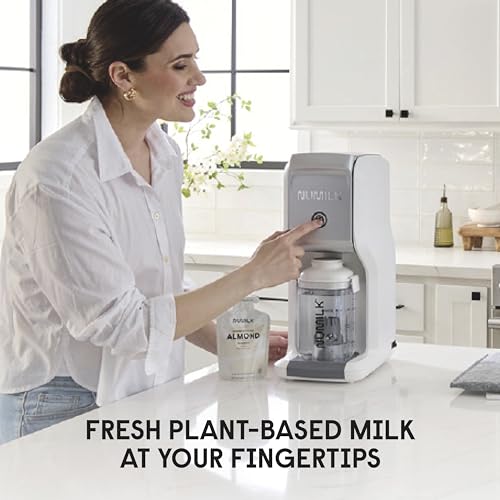 Numilk® Home Machine - 32oz Nut Milk Maker - Plant-Based Milk in 60 Seconds - As Seen on Shark Tank - Compatible