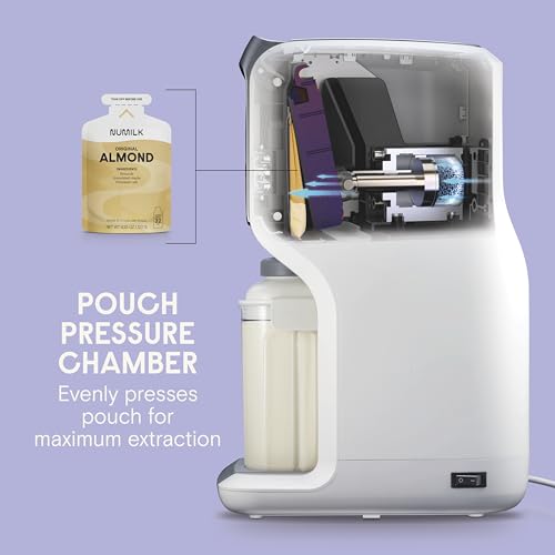 Numilk® Home Machine - 32oz Nut Milk Maker - Plant-Based Milk in 60 Seconds - As Seen on Shark Tank - Compatible