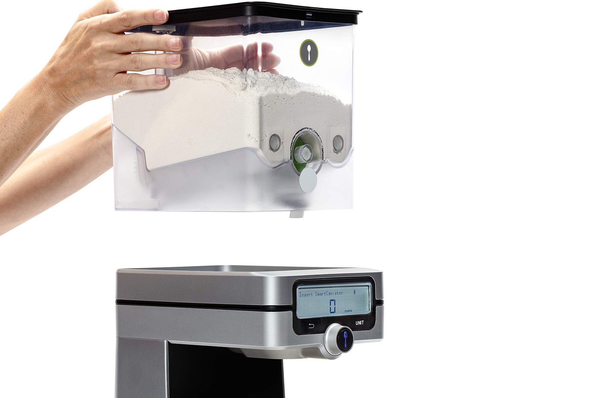 PantryChic SmartCanister LARGE Stores Measures & Dispenses Dry Ingredients Smart Storage System SOLD SEPARATELY