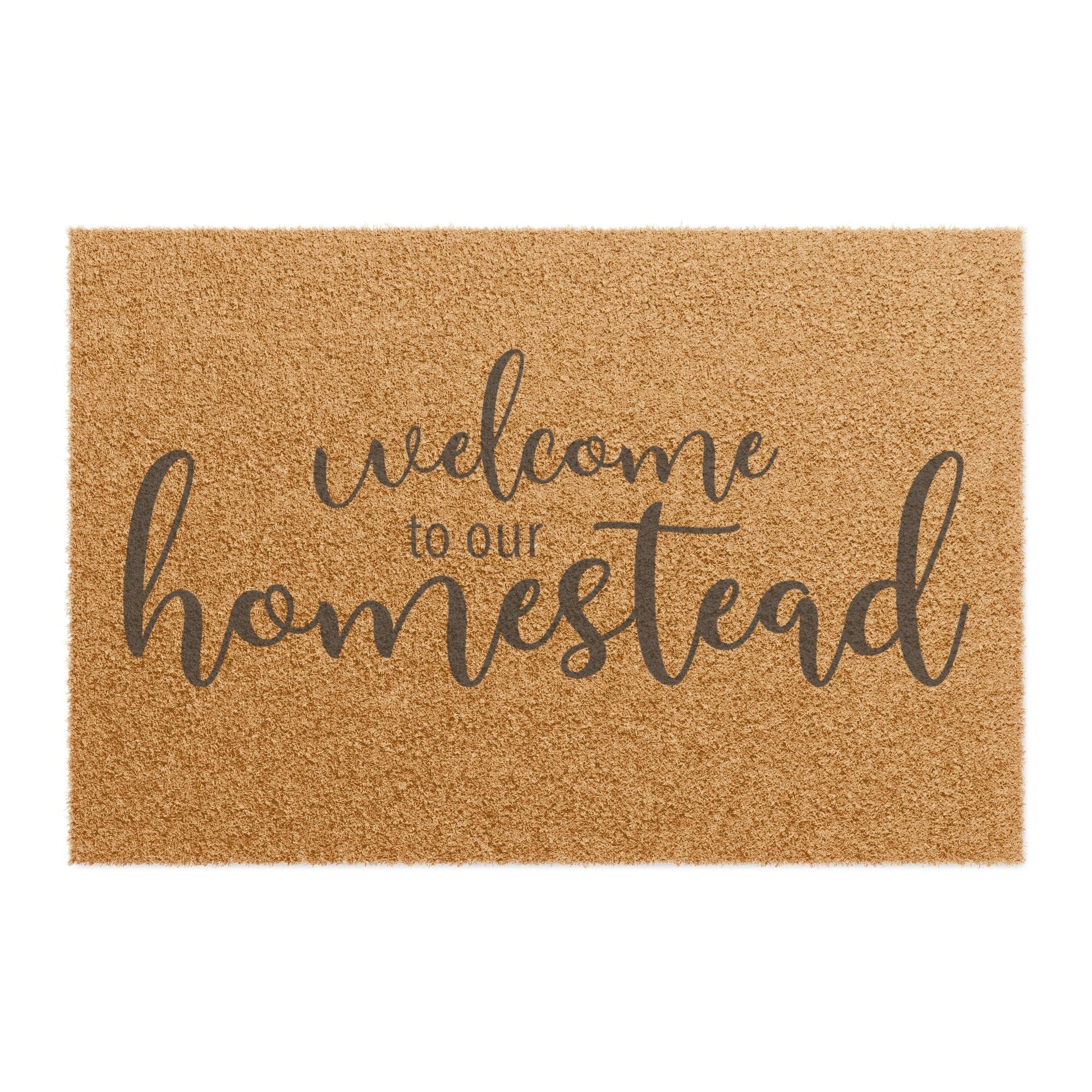 Welcome To Our Homestead Doormat - 24’’ x 16’’ - Home Decor